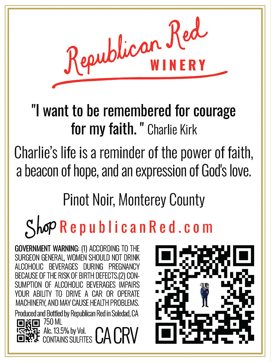 Faith, Family, Country Pinot Noir